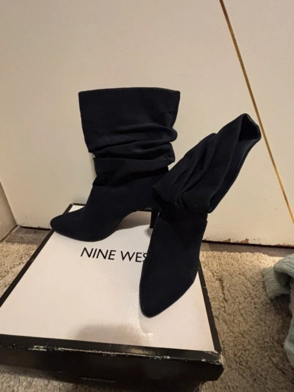Nine west heel booties